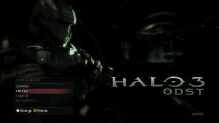 Halo 3: ODST Title Screen